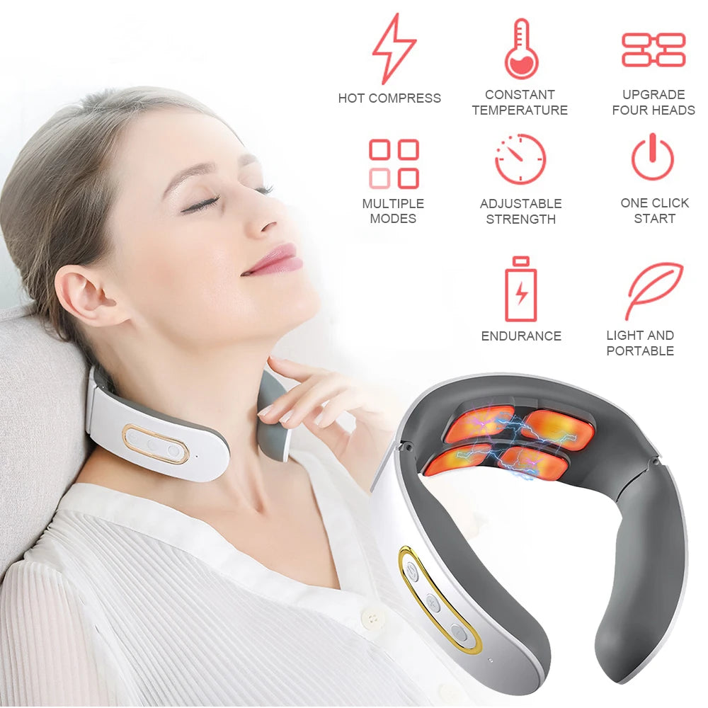 Deep Relief Thermal Neck Massager